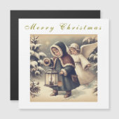 Mooie Kerstengelen Vakantie magnetische kaart (Voorkant / Achterkant)