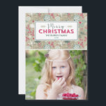 Mooie kerstfeestdag fotokaarten feestdagenkaart<br><div class="desc">Het seizoen vieren met deze moderne en stijlvolle vakantiekaart van Berry Berry Sweet. Bezoek WWW.BERRYBERRYSWEET.COM voor meer van onze stijlvolle vakantie-collecties.</div>