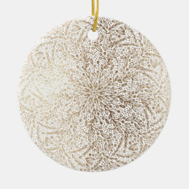 Mooie kerstfeestdag met Gold Star Keramisch Ornament