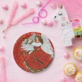 Mooie kerstfeestdag papieren bordje (Feest)