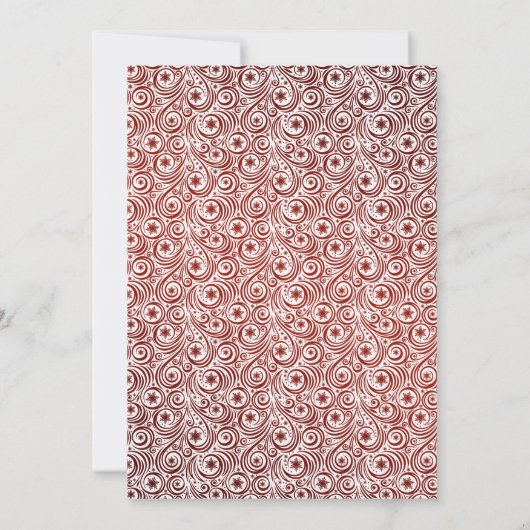 Mooie kerstfeestelijke feestelijke feestelijke uni kaart (Achterkant)