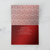 Mooie kerstfeestelijke feestelijke unicorn Noel Feestdagen Kaart (Binnen)