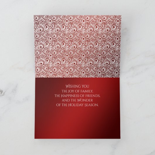 Mooie kerstfeestelijke feestelijke unicorn Noel Feestdagen Kaart (Binnen)