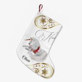 Mooie kerstfeestelijke kerst kleine kerstsok (Voorkant (Hangend))