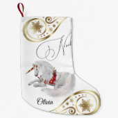 Mooie kerstfeestelijke kerst kleine kerstsok (Voorkant)