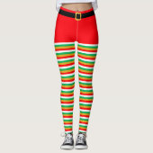 Mooie kerstfeestelijke leggings (Voorkant)