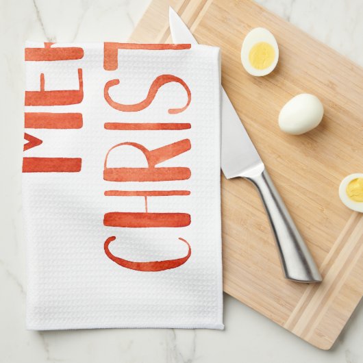 Mooie kerstfeestjes en bijkantoren  theedoek (Quarter Fold)