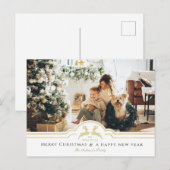 Mooie kerstfoto op maat van Lijst Feestdagenkaart (Voorkant / Achterkant)