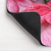 Mooie kerstfoto van Poinsettia Muismat (Hoek)