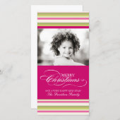 Mooie kerstfotokaart (4x8) feestdagenkaart (Voorkant / Achterkant)