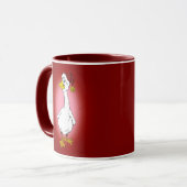 Mooie Kerstgans Mok (Voorkant links)