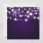Mooie kerstgordelstaren Paars Kaart (Achterkant)