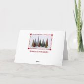 Mooie kerstgroet kaart (Achterkant)
