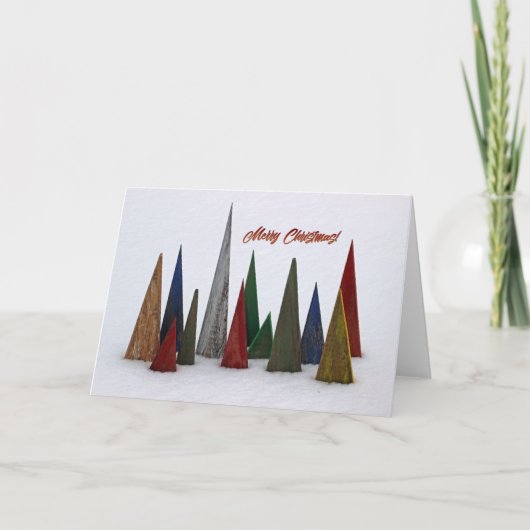 Mooie kerstgroet kaart (Voorkant)