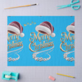 Mooie kersthoed tissuepapier (Craft)