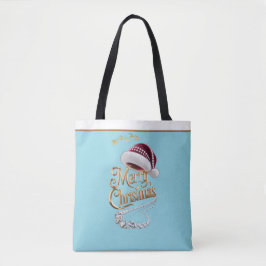 Mooie kersthoed tote bag