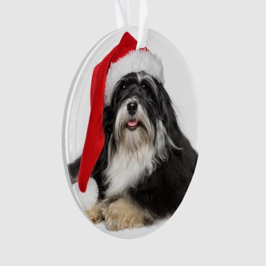 Mooie kersthommel met kerstcadeau ornament (voorkant)