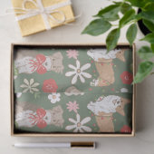 Mooie Kersthonden Patroon Tissuepapier (Geschenk)