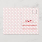 Mooie kerstillustratie met Vintage Feestdagenkaart (Achterkant)