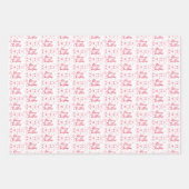 Mooie kerstinpakken voor papier met platte plaat, inpakpapier vel (Voorkant 2)