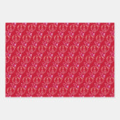 Mooie kerstinpakken voor papier met platte plaat, inpakpapier vel (Voorkant)