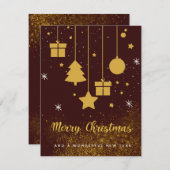 Mooie kerstkaart (Voorkant / Achterkant)