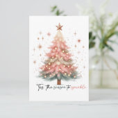 Mooie kerstkaart (Staand voorkant)