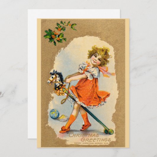 Mooie kerstkaart (Voorkant / Achterkant)