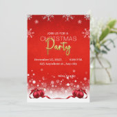 Mooie kerstkaart bedankkaart (Staand voorkant)