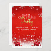 Mooie kerstkaart bedankkaart (Voorkant / Achterkant)