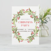 Mooie kerstkaart bedankkaart (Staand voorkant)