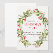 Mooie kerstkaart bedankkaart (Voorkant / Achterkant)