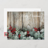 Mooie kerstkaart! briefkaart (Voorkant / Achterkant)