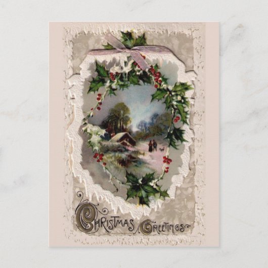 Mooie kerstkaart feestdagenkaart (Voorkant)