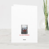 Mooie kerstkaart kaart (Achterkant)