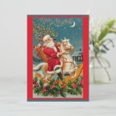 Mooie kerstkaart met kerst (Staand voorkant)