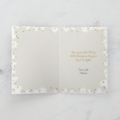 Mooie kerstkaart Silhouette Feestdagen Kaart (Binnen)