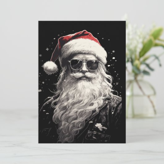 Mooie Kerstkaart van Sinterklaas Kaart (Staand voorkant)