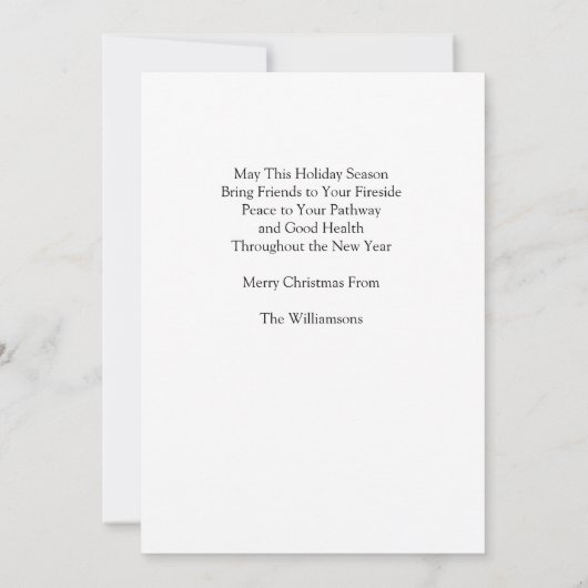 Mooie Kerstkaart van Sinterklaas Kaart (Achterkant)