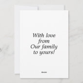 Mooie kerstkaarten feestdagenkaart (Achterkant)