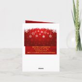 Mooie kerstkaarten voor feestdagen (Achterkant)