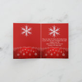 Mooie kerstkaarten voor feestdagen kaart (Binnen)