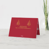 Mooie kerstkaarten voor feestdagen kaart (Achterkant)