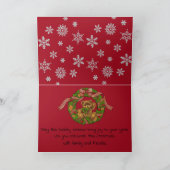 Mooie kerstkaarten voor feestdagen kaart (Binnen)