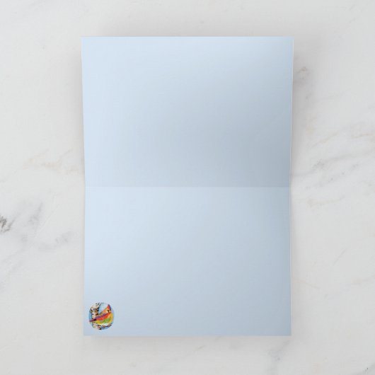 Mooie kerstkardinalen kaart (Binnen)