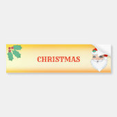 Mooie kerstkerstkerstkerstkerstbedekking bumpersticker (Voorkant)