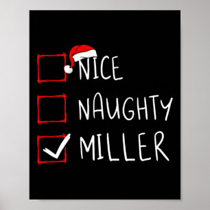 Mooie kerstkerstkerstkerstkerstcadeau van Naughty Poster