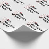 Mooie kerstkerstkerstkerstkerstkerstkerstkerstcade cadeaupapier (Hoek)