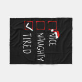 Mooie kerstkerstkerstkerstkerstkerstkerstkerstcade fleece deken (Voorkant (Horizontaal))