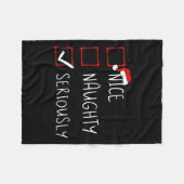 Mooie kerstkerstkerstkerstkerstkerstkerstkerstkers fleece deken (Voorkant (Horizontaal))